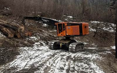 2017 TimberPro TL765C Track Feller Buncher