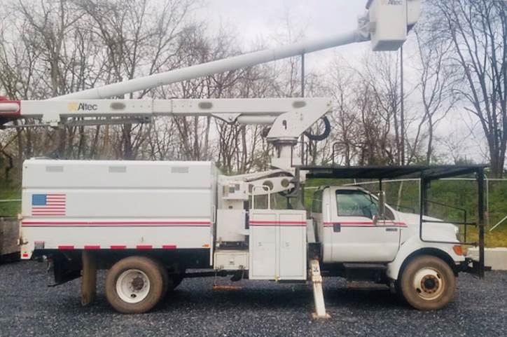 2010 Ford F750 Forestry Bucket Truck For Sale Blowing Rock, NC Carolina Used Machinery