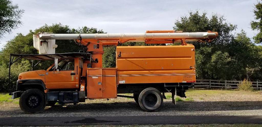 1995 GMC 63 Forestry Bucket Truck For Sale Blowing Rock, NC Carolina Used Machinery