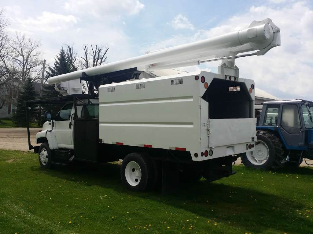 2005 GMC C6500 Forestry Bucket Truck For Sale Blowing Rock, NC Carolina Used Machinery