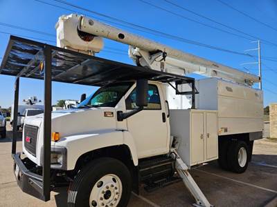 2008 GMC C7500 Forestry Bucket Truck - Altec LRV56 Aerial Lift