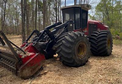2005 Prentice 2764 Forestry Mulcher - Fecon Bull Hog Mulching Head