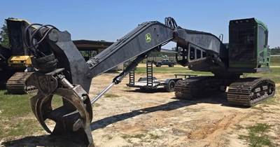 2018 John Deere 2156G Tracked Log Loader