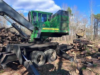 2018 John Deere 437E Log Loader For Sale, 8,989 Hours | Mid Atlantic ...