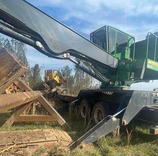 2021 John Deere 437E Log Loader For Sale, 5,642 Hours | South, NC ...