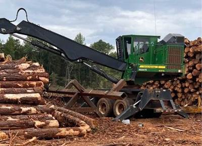 2021 John Deere 437E Log Loader For Sale, 5,642 Hours | South, NC ...