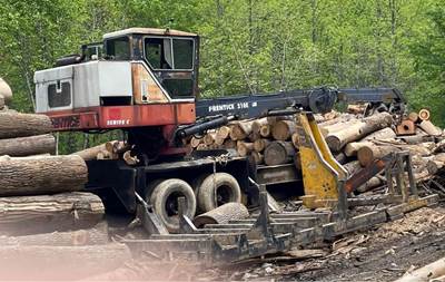 90's Prentice 210E Log Loader