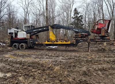 Prentice 410EX Log Loader - CSI 4400 Bucksaw