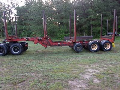 Evans 37' Log Trailer