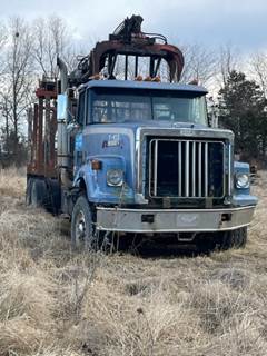 1980 Autocar Log Logging Truck - Prentice Log Loader