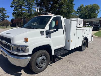 2008 Chevrolet C500 KODIAK Mechanic / Service Truck - Auto Crane 6406H Crane