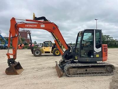 2013 Hitachi ZX85USB LC-3 Mini Excavator