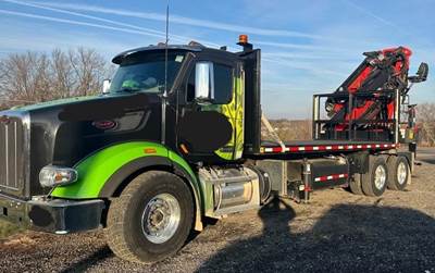 2018 Peterbilt 567 Grapple Saw Truck