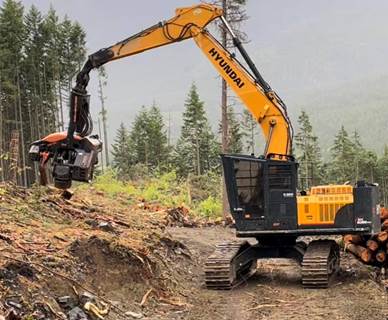 2016 Hyundai 3026 Logging Processor