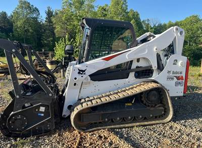 2019 Bobcat T770 Skid Steer - Paladin Mulching Head