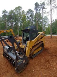 2017 Gehl VT320 Skid Steer - Loftness Mulching Head