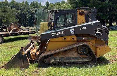 2023 John Deere 333G Skid Steer - Caterpillar Bucket