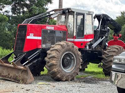 Prentice 2432 Grapple/Winch Skidder