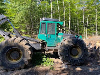 Timberjack Forestry Logging Small Glass Skidder