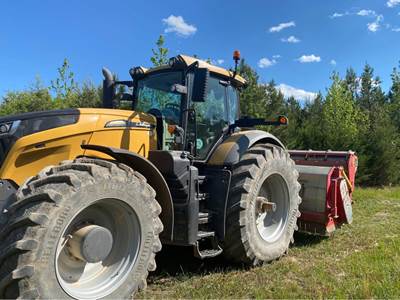 2017 Challenger 1050 Tractor - Seppi maxisoil 350 Rotary Tiller