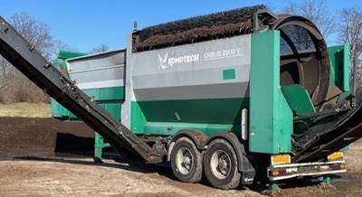 2012 Komptech Cribus 2800E Trommel Screen