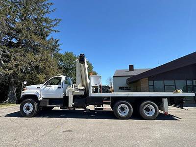 2002 GMC C8500 Truck-Mounted Knuckle Boom Crane - National N160 Knuckle Boom Crane