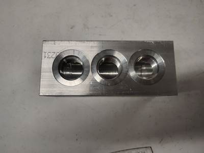 Hydraulic Return Manifold Block | # 12 ORB # 20 ORB | Warren Bulk Feed | KT Pacer |