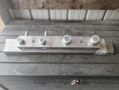 4 line Wet Kit Plate | Feed Trailer | Log Trailer | Built in Relief Valves |