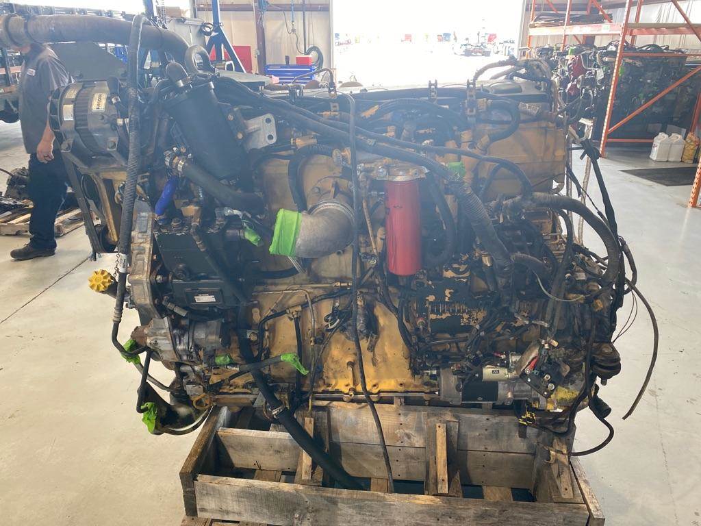 2008 CAT TWIN TURBO ENGINE ASSEMBLY DPF MOTOR SDP04261 SERIAL RUNNING