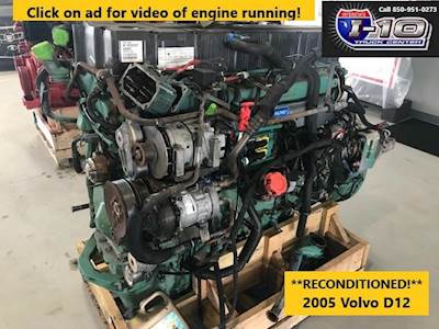 2005 Volvo VED 12 Engine - RECONDITIONED RUNNING TAKEOUT - 465HP - N-1639215 D12*420986*D2*A FAMILY 4VTXH12.150S For Sale | Defuniak Springs, FL | 8939 | MyLittleSalesman.com | Volvo D12a Engine Diagram | | My Little Salesman