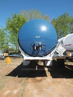 1991 Polar 5000 gal - Chemline 784/32 liner - Manway & Lid (Raven 410) Chemical - Acid Tank Trailer