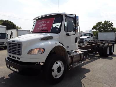 Freightliner M2 106 Tandem Axle Cab & Chassis Truck - 270HP, 6 Speed Automatic