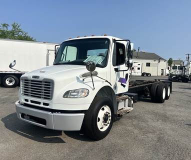 Freightliner M2 106 Tandem Axle Cab & Chassis Truck - 270HP, 6 Speed Automatic