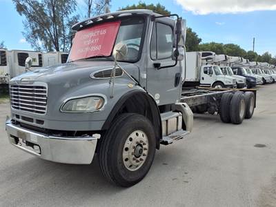 Freightliner M2 106 Tandem Axle Cab & Chassis Truck - 350HP, 6 Speed Automatic