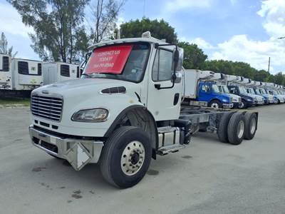 Freightliner M2 106 Tandem Axle Cab & Chassis Truck - 350HP, 6 Speed Automatic