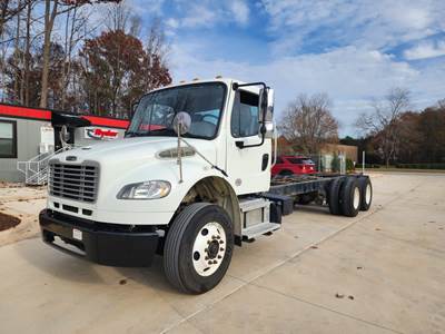 Freightliner M2 106 Tandem Axle Cab & Chassis Truck - 300HP, 6 Speed Automatic