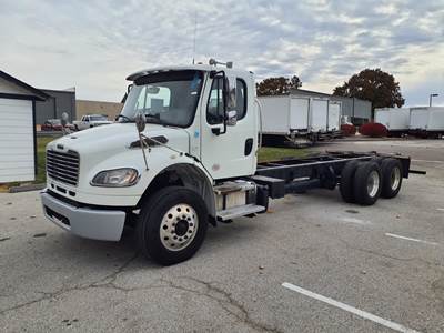Freightliner M2 106 Tandem Axle Cab & Chassis Truck - 300HP, 9 Speed Manual