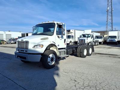 Freightliner M2 106 Tandem Axle Cab & Chassis Truck - 330HP, 10 Speed Manual