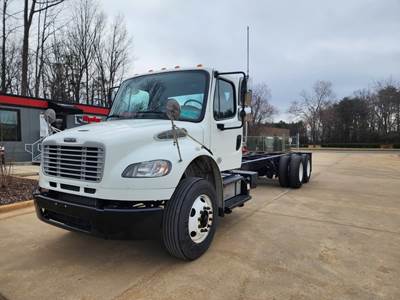 Freightliner M2 106 Tandem Axle Cab & Chassis Truck - 300HP, 6 Speed Automatic