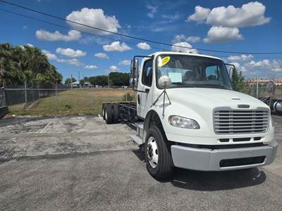 Freightliner M2 106 Tandem Axle Cab & Chassis Truck - 270HP, 6 Speed Automatic