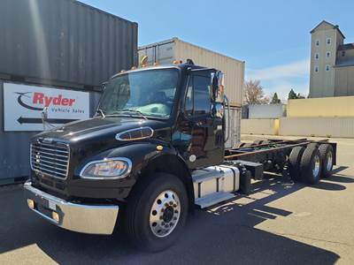 Freightliner M2 106 Tandem Axle Cab & Chassis Truck - 330HP, 10 Speed Manual