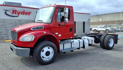 Freightliner M2 106 Single Axle Cab & Chassis Truck - 300HP, 6 Speed Manual