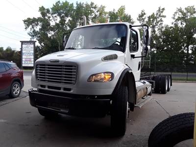 Freightliner M2 106 Tandem Axle Cab & Chassis Truck - 350HP, 10 Speed Manual