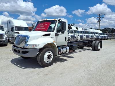 International MV607 Single Axle Cab & Chassis Truck - 240HP, 6 Speed Automatic