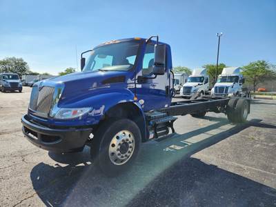 International MV607 Single Axle Cab & Chassis Truck - 270HP, 6 Speed Automatic