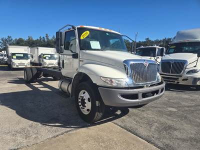 International MV607 Single Axle Cab & Chassis Truck - 240HP, 6 Speed Automatic