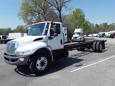 International MV607 Single Axle Cab & Chassis Truck - 240HP, 6 Speed Automatic