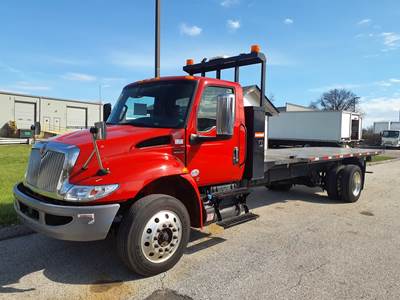 International MV607 Single Axle Cab & Chassis Truck - 300HP, 6 Speed Automatic
