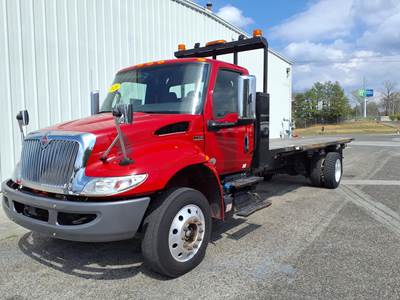 International MV607 Single Axle Cab & Chassis Truck - 300HP, 6 Speed Automatic