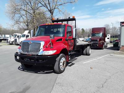 International MV607 Auxiliary Axle Cab & Chassis Truck - 300HP, 6 Speed Automatic